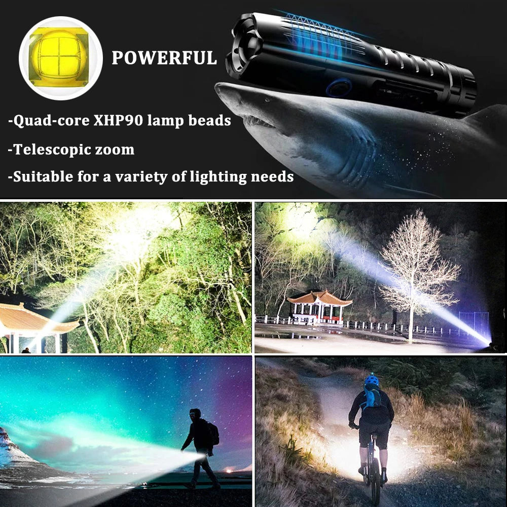 多功能战术 3x LED 手电筒